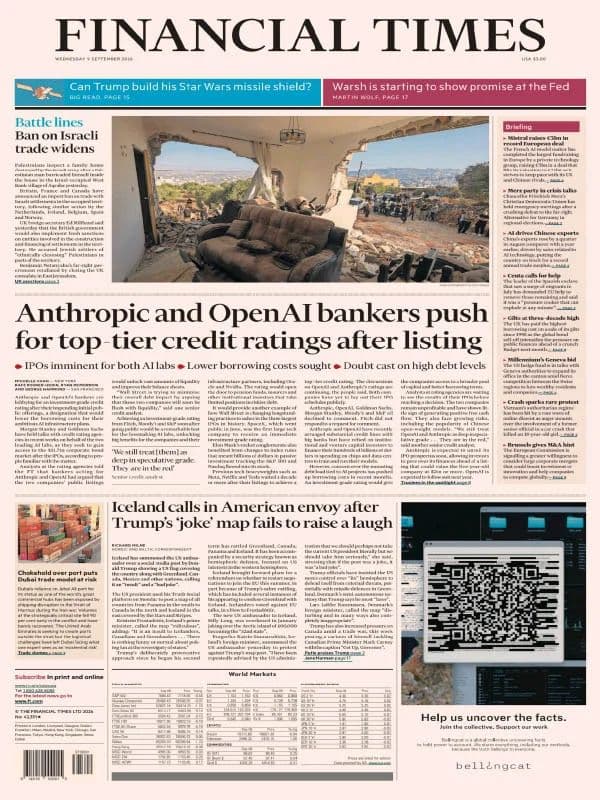Financial Times USA - 09 September 2026
