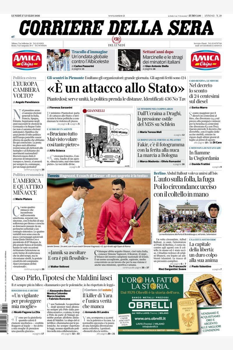 Il Corriere Della Sera - 27 July 2026 [IT]