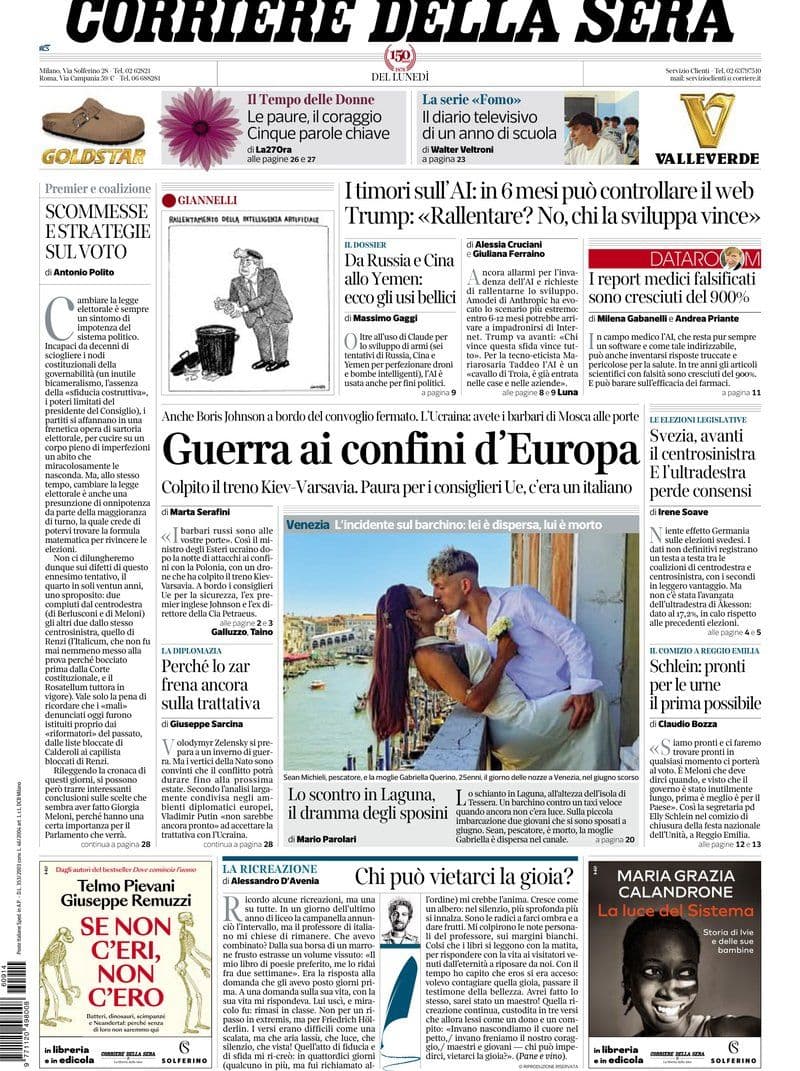 Il Corriere Della Sera - 14 September 2026 [IT]
