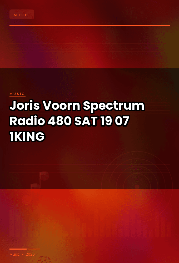 Joris_Voorn-Spectrum_Radio_480-SAT-19-07-2026-1KING