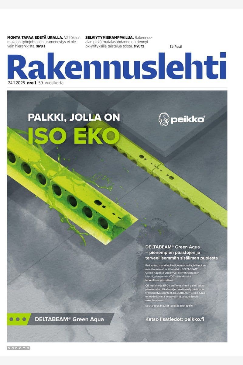 Rakennuslehti - Finnish Magazine No.01, 2025 [FI]