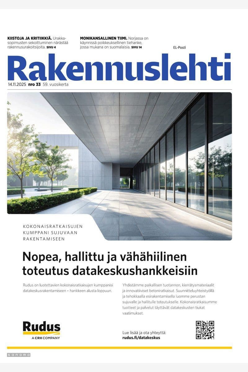 Rakennuslehti - Finnish Magazine No.33, 2025 [FI]