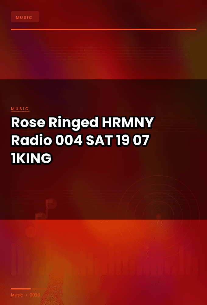 Rose_Ringed-HRMNY_Radio_004-SAT-19-07-2026-1KING