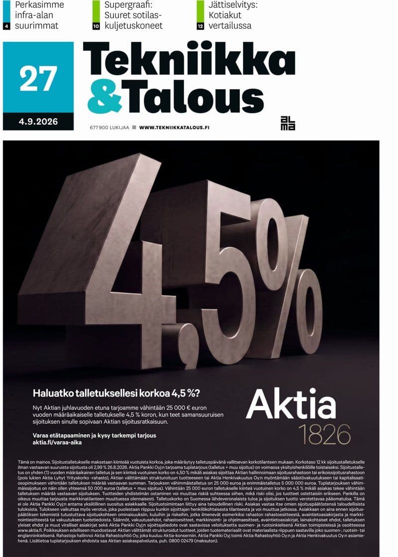 Tekniikka Ja Talous - Finnish Magazine No.27, 2026 [FI]
