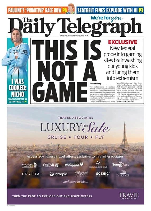 The Daily Telegraph Australia - 15 September 2026