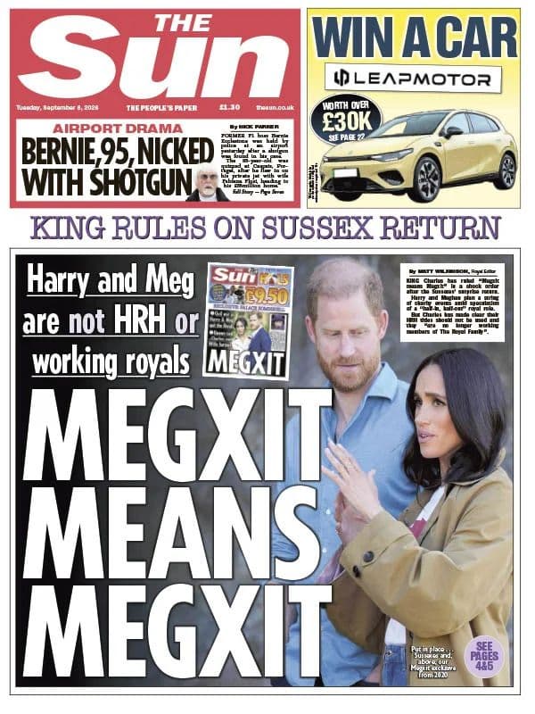 The Sun UK - 08 September 2026