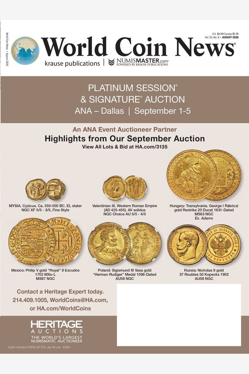 World Coin News Vol 53 - Magazine No.08, 2026 [EN]