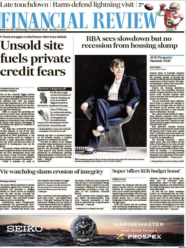 Australian Financial Review - 09 September 2026