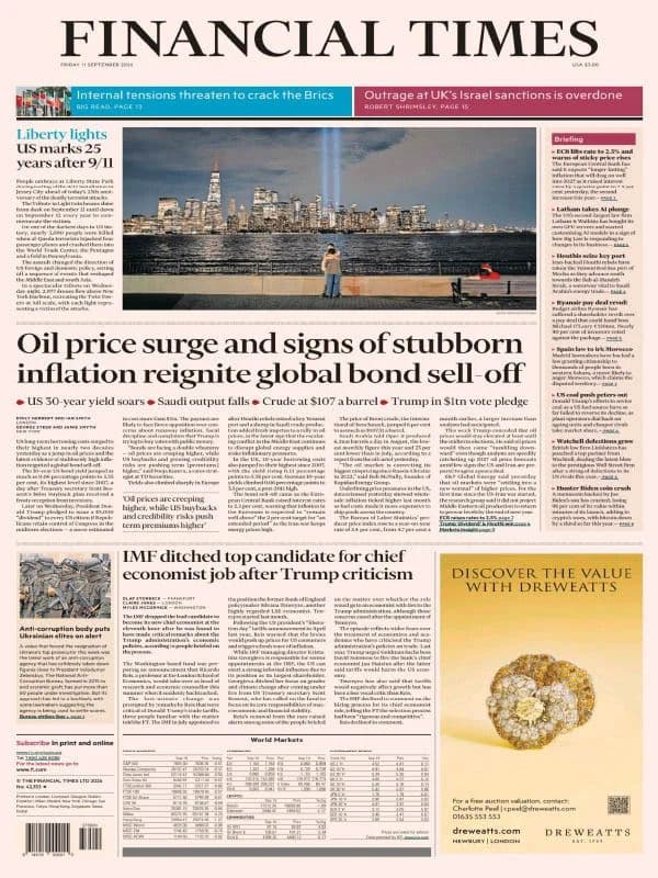 Financial Times USA - 11 September 2026