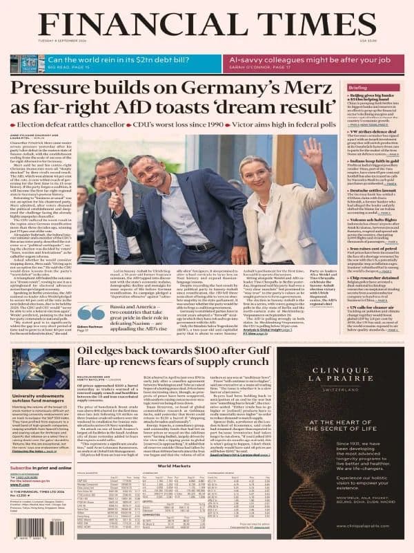 Financial Times USA - 8 September 2026