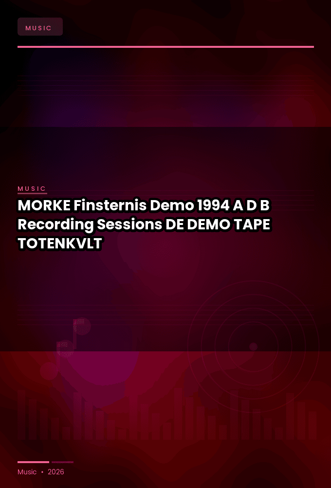 MORKE-Finsternis_Demo_1994_A.D.B._Recording_Sessions-DE-DEMO-TAPE-2025-TOTENKVLT