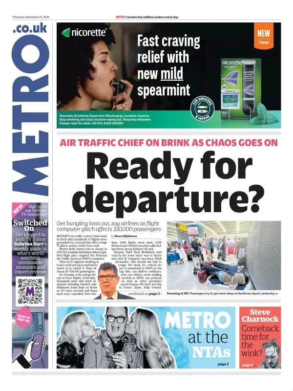 Metro UK - 10 September 2026
